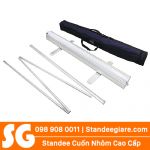 STANDEE CUỐN NHÔM CAO CẤP 80x200cm