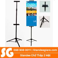 STANDEE CHỮ THẬP 2 MẶT